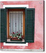 Window In Venice Acrylic Print