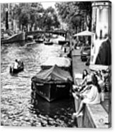 With Friends In Amsterdam Acrylic Print