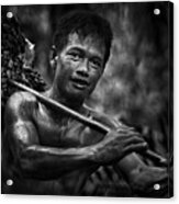 Worker Acrylic Print