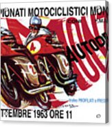 World Motorcycle Championship - 1963 Acrylic Print