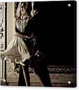 Young Couple Dancing, Moscow, Russia Acrylic Print