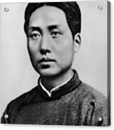 Young Mao Tse Zedong Acrylic Print