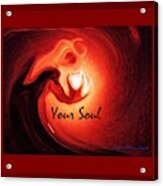 Your Soul Holiday Card Acrylic Print