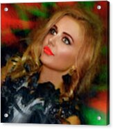 Yulia Shuvaieva Miss Russian San Francisco 2015 Acrylic Print