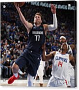 2021 Nba Playoffs - La Clippers V Dallas Mavericks #1 Acrylic Print