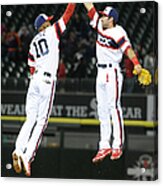 Alexei Ramirez And Adam Eaton #1 Acrylic Print