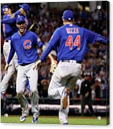 Anthony Rizzo And Kris Bryant #1 Acrylic Print