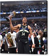 Bill Russell and Giannis Antetokounmpo Acrylic Print