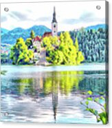 Bled Waking Up #2 Acrylic Print