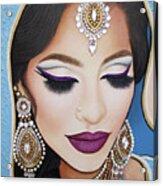 Brilliant Indian Beauty #1 Acrylic Print