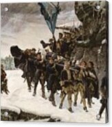 Bringing Home The Body Of King Karl Xii Of Sweden #1 Acrylic Print