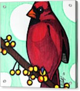 Cardinal #1 Acrylic Print