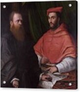 Cardinal Ippolito De' Medici And Monsignor Mario Bracci #1 Acrylic Print