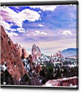 Cathedral Sjpires In Winter #1 Acrylic Print