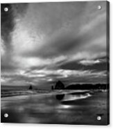 Clouds Over Cannon Beach #1 Acrylic Print