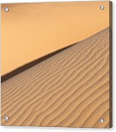 Diagonal Sand Dune Acrylic Print