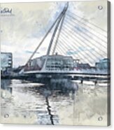 Dublin Sketch #1 Acrylic Print
