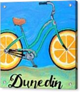 Dunedin Cycling Acrylic Print