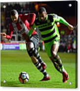 Exeter City V Forest Green - The Emirates Fa Cup Second Round Replay #1 Acrylic Print