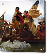 George Washington Crossing The Delaware Acrylic Print