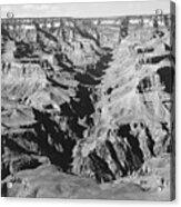 Grand Canyon From South Rim - National Parks And Monuments, 1940 #1 Acrylic Print