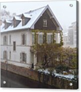 La Petite France -  Christmas Strasbourg 9 #1 Acrylic Print