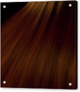 Long Ginger Hair #1 Acrylic Print