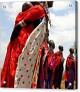 Maasai Women #2 Acrylic Print