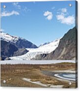Mendenhall Lake In The Spring Acrylic Print