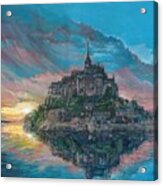Mont Saint Michel Acrylic Print