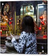 Phat Mau Chuan Altar Of Or Mother Of The 5 Buddhas #1 Acrylic Print