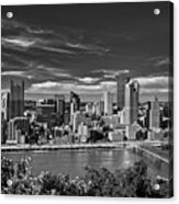 Pittsburgh From Grandview Lookout #1 Acrylic Print