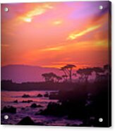 Purple Sunrise Of Pacific Grove #1 Acrylic Print