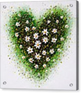 Spring Heart Acrylic Print