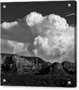 Storm Cloud Over Sedona #2 Acrylic Print