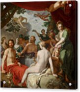 The Feast Of The Gods At The Wedding Of Peleus And Thetis #3 Acrylic Print