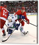 Vancouver Canucks V Detroit Red Wings #1 Acrylic Print