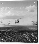 Vietnam War Helicopters, 1968 #2 Acrylic Print