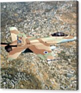 12. F/a-18fi Israeli Super Hornet Acrylic Print