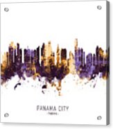 Panama City Skyline #12 Acrylic Print