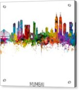 Mumbai Skyline India Bombay #13 Acrylic Print