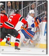 New York Islanders V New Jersey Devils #147 Acrylic Print