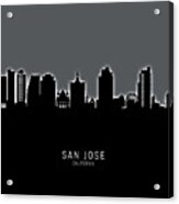 San Jose California Skyline #17 Acrylic Print