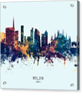 Milan Italy Skyline #19 Acrylic Print