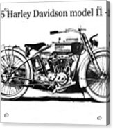 1915 Harley Davidson Model 11 J Acrylic Print
