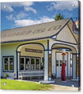 1932 Standard Oil Gas Station - Odell, Illinois - Route 66 Acrylic Print