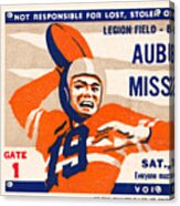 1959 Auburn Vs. Mississippi Acrylic Print