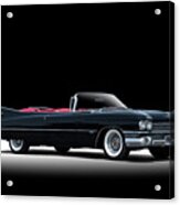 1959 Black Series Sixty-two Cadillac Convertible Acrylic Print