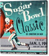 1960 Sugar Bowl Acrylic Print