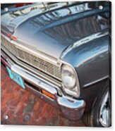 1966 Chevrolet Chevy Ii Nova Station Wagon X114 Acrylic Print